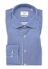 COMFORT FIT Hemd in mittelblau gestreift