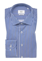 COMFORT FIT Hemd in mittelblau gestreift