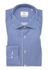 COMFORT FIT Hemd in mittelblau gestreift