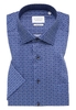 COMFORT FIT Hemd in navy bedruckt