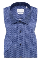 COMFORT FIT Hemd in navy bedruckt