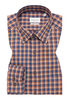 COMFORT FIT Hemd in orange kariert