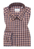 COMFORT FIT Hemd in orange kariert