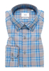 COMFORT FIT Hemd in rauchblau kariert