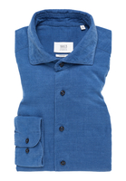 COMFORT FIT Hemd in rauchblau unifarben