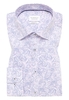 COMFORT FIT Hemd in rosa bedruckt