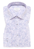 COMFORT FIT Hemd in rosa bedruckt