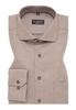 COMFORT FIT Hemd in taupe strukturiert