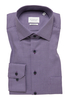 COMFORT FIT Hemd in violett strukturiert