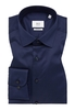 COMFORT FIT Luxury Shirt in dunkelblau unifarben