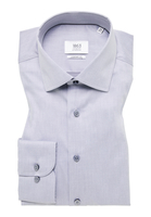 COMFORT FIT Luxury Shirt in grau unifarben