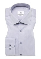 COMFORT FIT Luxury Shirt in grau unifarben