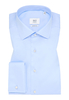 COMFORT FIT Luxury Shirt in hellblau unifarben