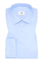 COMFORT FIT Luxury Shirt in hellblau unifarben