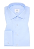 COMFORT FIT Luxury Shirt in hellblau unifarben