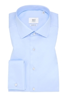 COMFORT FIT Luxury Shirt in hellblau unifarben
