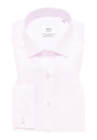 COMFORT FIT Luxury Shirt in rosa unifarben
