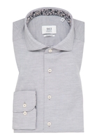 COMFORT FIT Soft Luxury Shirt in grau unifarben