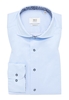 COMFORT FIT Soft Luxury Shirt in hellblau unifarben
