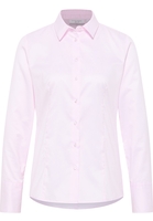 Cover Shirt Bluse in rosa unifarben