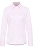 Cover Shirt Bluse in rosa unifarben