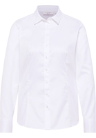 Cover Shirt Bluse in weiß unifarben