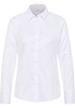 Cover Shirt Bluse in weiß unifarben