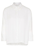 DREIVIERTELARM BLUSE 1863 BY ETERNA - PREMIUM TENCEL WEISS UNIFARBEN