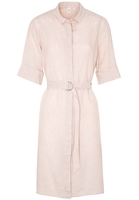 DREIVIERTELARM BLUSENKLEID 1863 BY ETERNA - PREMIUM LEINEN SAND