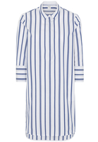 DREIVIERTELARM BLUSENKLEID 1863 BY ETERNA - PREMIUM POPELINE MARINE