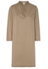 DREIVIERTELARM BLUSENKLEID 1863 BY ETERNA - PREMIUM STRETCH CAMEL