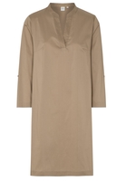 DREIVIERTELARM BLUSENKLEID 1863 BY ETERNA - PREMIUM STRETCH CAMEL