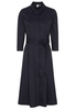 DREIVIERTELARM BLUSENKLEID 1863 BY ETERNA - PREMIUM STRETCH MARINE