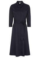 DREIVIERTELARM BLUSENKLEID 1863 BY ETERNA - PREMIUM STRETCH MARINE