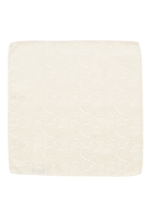 Einstecktuch in creme gemustert