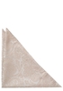 Einstecktuch in sand gemustert