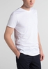 ETERNA BODYSHIRT MIT V-HALS AUSSCHNITT WEISS UNIFARBEN
