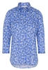 ETERNA DREIVIERTELARM BLUSE MODERN CLASSIC SATINGEWEBE HELLBLAU