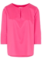 ETERNA DREIVIERTELARM BLUSE MODERN CLASSIC SATINGEWEBE PINK UNIFARBEN