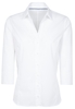 ETERNA DREIVIERTELARM BLUSE MODERN CLASSIC STRETCH WEISS UNIFARBEN