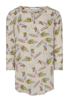 ETERNA DREIVIERTELARM BLUSE MODERN CLASSIC VISKOSE BUNT BEDRUCKT