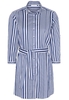 ETERNA DREIVIERTELARM BLUSENKLEID MODERN CLASSIC SATINGEWEBE