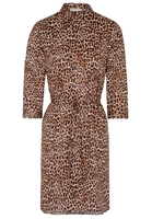 ETERNA DREIVIERTELARM BLUSENKLEID MODERN CLASSIC SATINGEWEBE