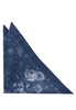 ETERNA EINSTECKTUCH BLAU BEDRUCKT