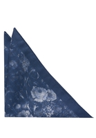 ETERNA EINSTECKTUCH BLAU BEDRUCKT