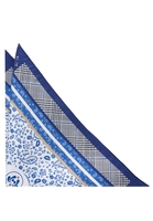 ETERNA EINSTECKTUCH BLAU BEDRUCKT