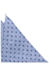 ETERNA EINSTECKTUCH BLAU GEMUSTERT