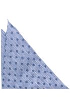 ETERNA EINSTECKTUCH BLAU GEMUSTERT