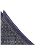 ETERNA EINSTECKTUCH HELLBLAU/BEIGE BEDRUCKT