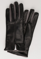 ETERNA HANDSCHUHE SCHWARZ/GRAU UNIFARBEN